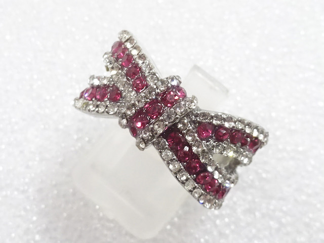 JAPANESE KIMONO / ANTIQUE COLORED STONE RING (SIZE 18)